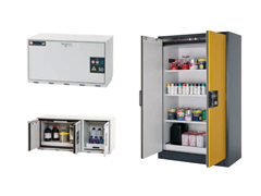 Cabinets for the safe storage of combustible materials Asecos