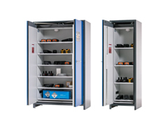 Storage cabinets for lithium-ion batteries Asecos