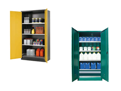 Cabinets for storing non-flammable hazardous materials Asecos